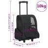 Foldable Multipurpose Pet Trolley - Lightweight Pet Carrier