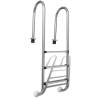 Durable 3-Step Stainless Steel Pool Ladder - 120 cm Depth