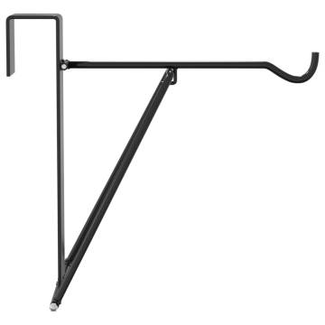 Foldable Saddle Rack - Portable Black Steel | Hipo Market