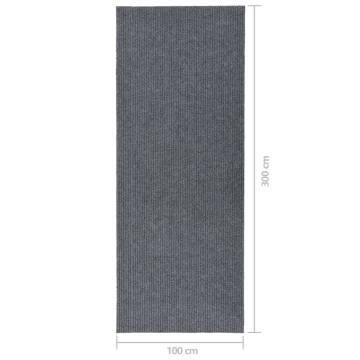 Dirt Trapper Carpet Runner 100x300 cm Grey - Durable & Non-slip