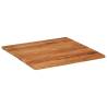 Solid Wood Acacia Table Top 80x80 cm - Rustic Charm