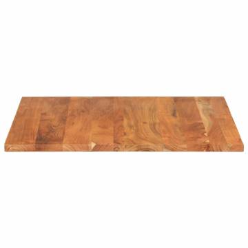 Solid Wood Acacia Table Top 80x80 cm - Rustic Charm