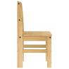 Elegant Dining Chairs - Solid Pine Wood - Panama 2 pcs