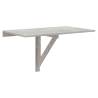 Folding Wall Table Concrete Grey - Versatile Design | Hipomarket