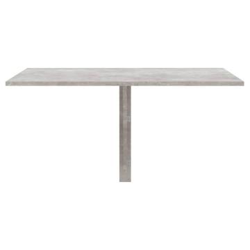 Folding Wall Table Concrete Grey - Versatile Design | Hipomarket