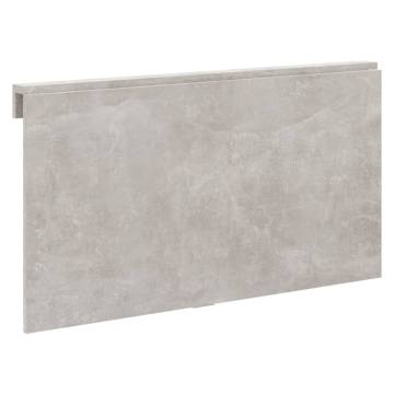 Folding Wall Table Concrete Grey - Versatile Design | Hipomarket