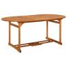 Garden Dining Table 180x90x75 cm Solid Acacia Wood Size 180 x 90 x 75 cm Quantity in Package 1 