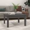 Coffee Table Grey 55x55x30 cm Solid Wood Pine Colour grey Size 55 x 55 x 30 cm Quantity in Package 1 