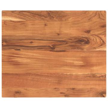 Rectangular Acacia Wood Table Top - 60x50 cm | HipoMarket