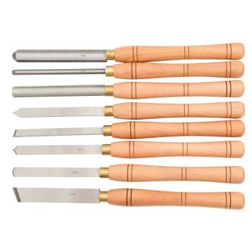 8 Piece Turning Tool Set HSS - Quality Woodworking Tools