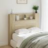 Headboard Cabinet with LED Sonoma Oak 120x16.5x103.5 cm Colour sonoma oak Size 120 x 16.5 x 103.5 cm Quantity in Package 1 