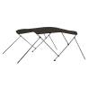 3-Bow Bimini Top Black 183x152x133 cm - Durable & UV-Resistant