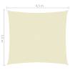 Sunshade Sail Oxford Fabric Rectangular 3.5x4.5m - Cream