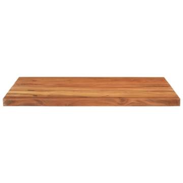 Table Top 100x80 cm Solid Acacia Wood - Rustic Charm