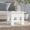 Coffee Table White 55x55x42 cm Engineered Wood Colour white Size 55 x 55 x 42 cm Quantity in Package 1 