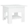 Stylish White Coffee Table 55x55 cm - Modern Design