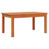 Elegant Wax Brown Coffee Table - Solid Pine Wood 80x50 cm