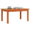 Elegant Wax Brown Coffee Table - Solid Pine Wood 80x50 cm