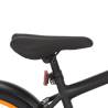 Kids Bike with Front Carrier 18 inch - Black & Orange