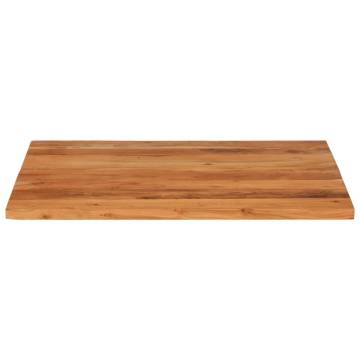 Solid Wood Acacia Table Top 90x90 cm - Rustic Charm