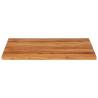 Solid Wood Acacia Table Top 90x90 cm - Rustic Charm