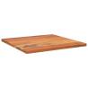 Table Top 60x60 cm Solid Acacia Wood - Rustic Charm