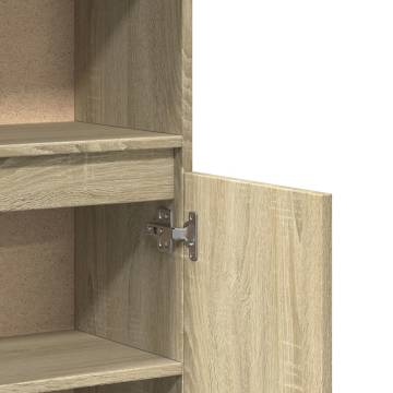 Bathroom Cabinet Sonoma Oak 30x30x100 cm - Durable & Stylish