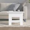 Stylish White Coffee Table 55x55 cm - Modern Design