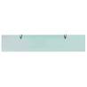 Floating Shelves 2 pcs Glass 100x20 cm - Stylish & Functional