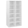 High Gloss White Shoe Rack - 54x34x100.5 cm | HipoMarket