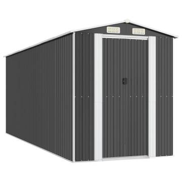 Garden Shed Anthracite 192x523x223 cm - Durable Steel Storage