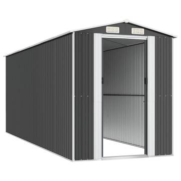 Garden Shed Anthracite 192x523x223 cm - Durable Steel Storage