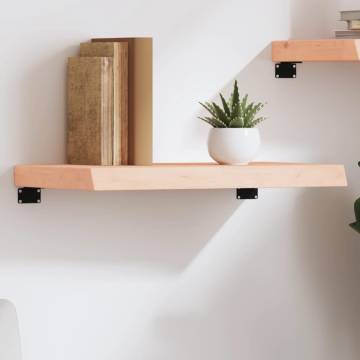 Untreated Solid Oak Wall Shelf - 60x40 cm | HipoMarket