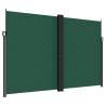 Retractable Side Awning Dark Green 220x600 cm | Hipo Market