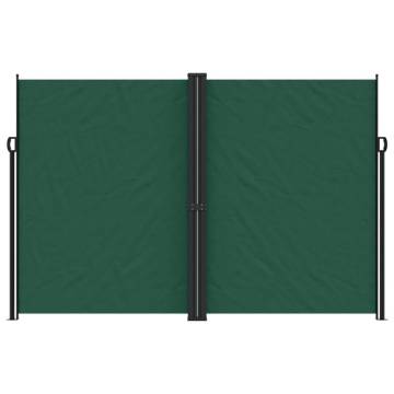 Retractable Side Awning Dark Green 220x600 cm | Hipo Market