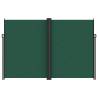 Retractable Side Awning Dark Green 220x600 cm | Hipo Market