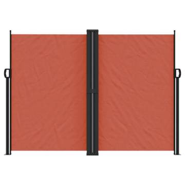 Retractable Side Awning Terracotta 180x1200 cm | HipoMarket