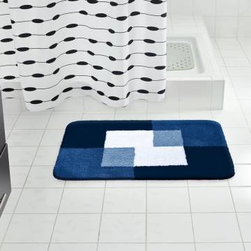 RIDDER Bathroom Rug Coins 60x90 cm Blue - Soft & Stylish