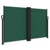 Retractable Side Awning Dark Green 140x1200 cm - Hipomarket