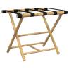 Folding Luggage Rack - Bamboo | Space-Saving & Durable