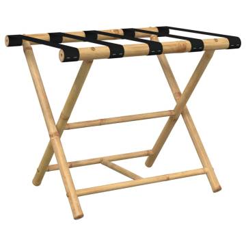 Folding Luggage Rack - Bamboo | Space-Saving & Durable