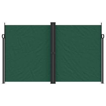 Retractable Side Awning Dark Green - 200x1200 cm | HipoMarket