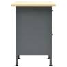 Workbench Black 160x60x85 cm | Durable Steel Workstation