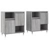 Grey Sonoma Engineered Wood Sideboards - 2 pcs | Hipo Market