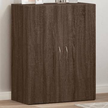 Brown Oak File Cabinet | Stylish Storage Solution