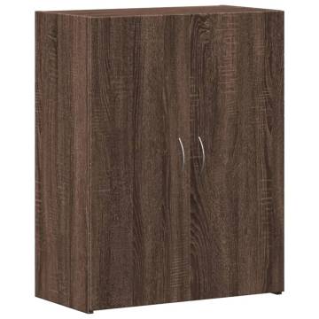 Brown Oak File Cabinet | Stylish Storage Solution