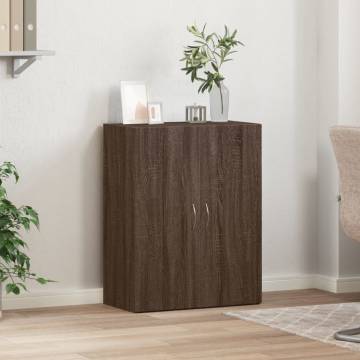 Brown Oak File Cabinet | Stylish Storage Solution