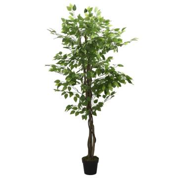 Artificial Ficus Tree - 1260 Leaves - 200 cm Green Decoration