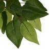 Artificial Ficus Tree - 1260 Leaves - 200 cm Green Decoration