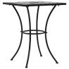 Mosaic Bistro Table Black & White - 60 cm Ceramic | HipoMarket